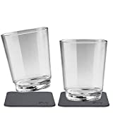 Vasos magnéticos silwy® Antideslizantes e irrompibles incl.  Dos almohadillas de gel Nano Metal (juego de 2 // The Classic)